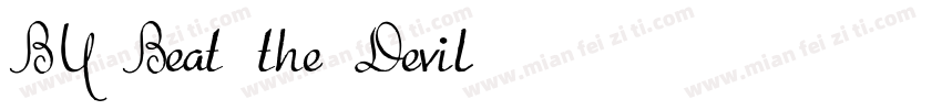 BY Beat the Devil字体转换